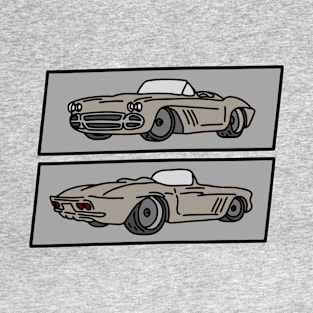 hand drawn classic car illustration T-Shirt